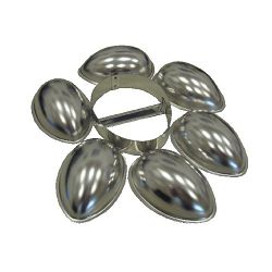 SET KALUPA - JAJE 6KOM+REZAČ 7,5 CM
