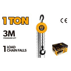 DIZALICA LANČANA RUČNA 1 TONA. MAX. 3 M