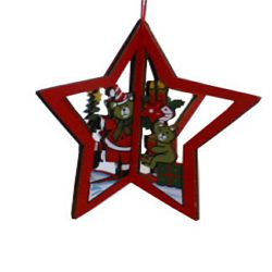 DRVENA KUGLICA ZVIJEZDA