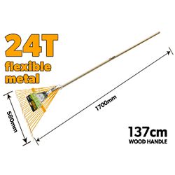 GRABLJE ZA LIŠĆE FLEKSIBILNE SA DRVENIM DRŽALOM