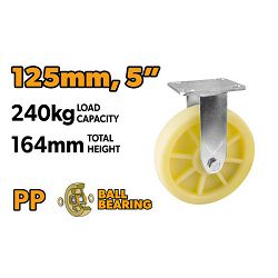 KOTAČ ZA KOLICA FIX 125 MM MAX. 240 KG