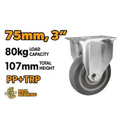 KOTAČ ZA KOLICA FIX 75 MM MAX. 100 KG