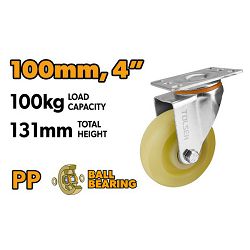 KOTAČ ZA KOLICA OKRETNI PP 100 MM- MAX. 100 KG