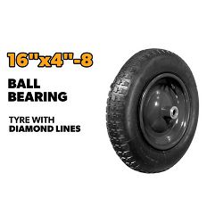 KOTAČ ZA TAČKE PNEUMATIC 16*X4*-8