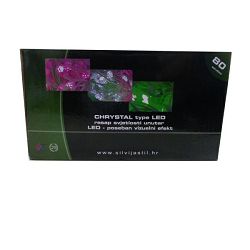 LAMPICE LED LSLL80-FS-CHR KRISTAL