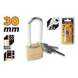LOKOT OD MJEDI DUGI 30 MM SA DVA KLJUČA