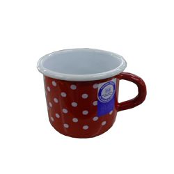 LONČIĆ 8 CM 0,4 L TOČKICA CRVENA