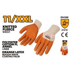 RUKAVICE RADNE (LATEKS NARANČASTE) 11 (XXL)