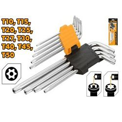SET TORX KLJUČEVA 9 KOM T10-T50