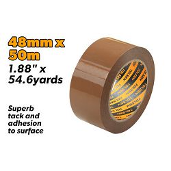 TRAKA LJEPLJIVA ZA PAKIRANJE SMEĐA 48MM X 50M