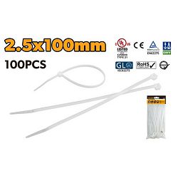 VEZICE ZA KABLOVE NATUR 2.5*100MM