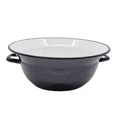 ZDJELA S DVIJE RUČKE 34 CM PLAVO/BIJELA